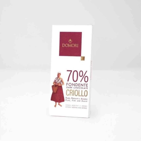 Cioccolato Criollo 70% raro e pregiato