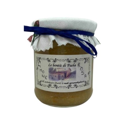 Confiture de citron et pétales de rose