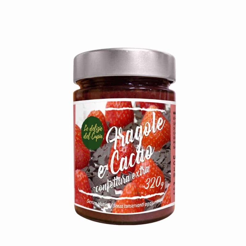 Confiture Extra de Fraises et Cacao