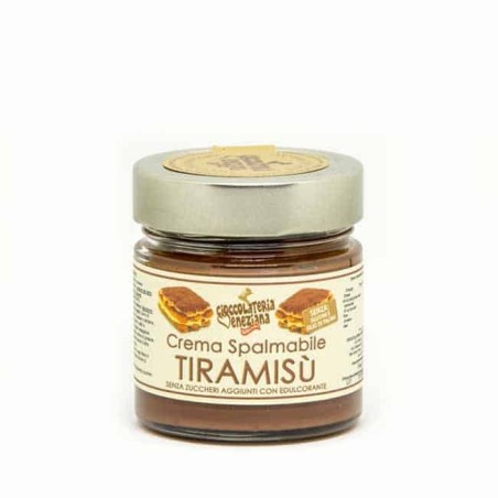 Crema Spalmabile al Tiramisù senza zucchero