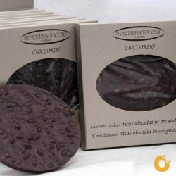 Cioccoriso with dark chocolate and puffed rice