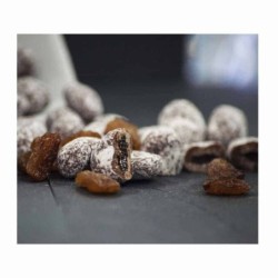 Dragées uvetta mandorle amare e cioccolato al latte