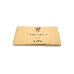 Cioccolato alla Manna con zucchero di canna da 100 gr