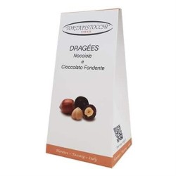 Dragées alla nocciola e cioccolato fondente