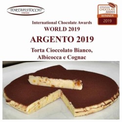 TortaPistocchi® Bianca Albicocche e Cognac