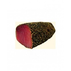 Bresaola di tonno affinata al pepe