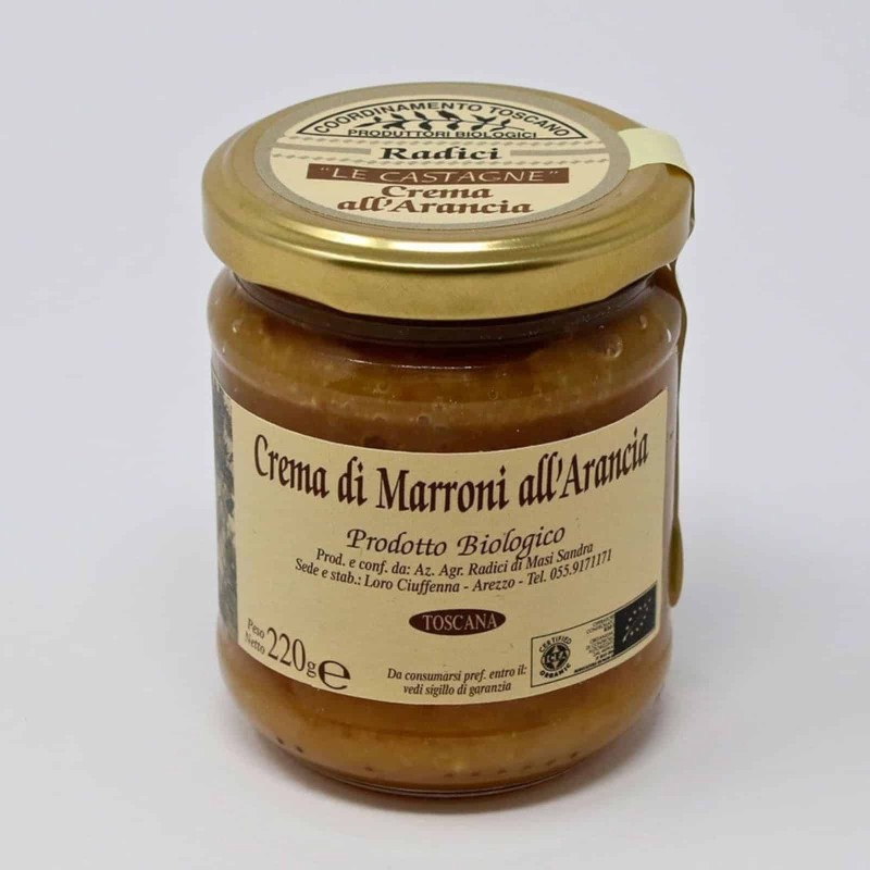 Crema di marroni all’arancia BIO