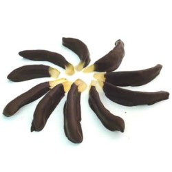 Limone candito ricoperto con cioccolato fondente