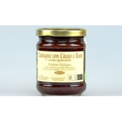 Crema di castagne cacao e rum BIO