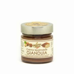 Crema spalmabile al gianduia con 45% nocciole TGT senza zucchero e lat