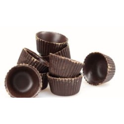 dark chocolate cups