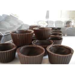 dark chocolate cups