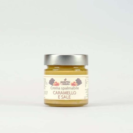 Crema Spalmabile al Caramello e Sale Rosa dell'Himalaya
