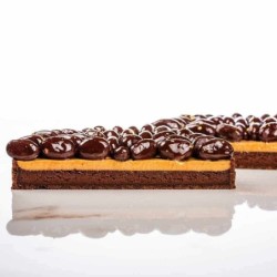 Fave di cacao ricoperte di cioccolato fondente