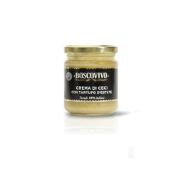 Crema di ceci con tartufo d'estate