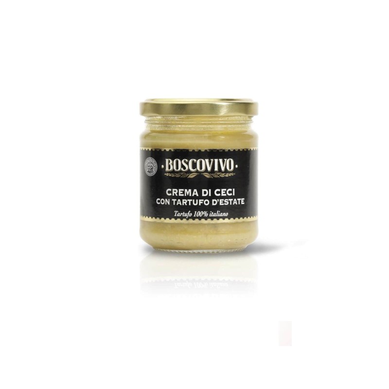 Crema di ceci con tartufo d'estate