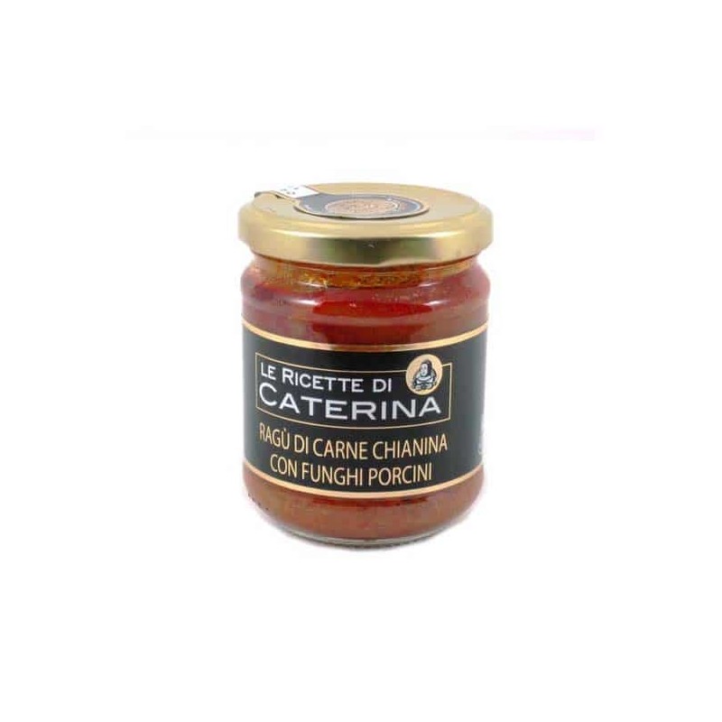 Ragù de viande de Chianina aux champignons porcini 180 g