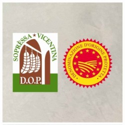 Soprèssa Vicentina D.O.P. con aglio