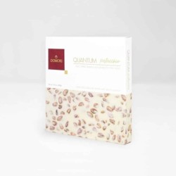 Quantum cioccolato bianco e pistacchi salati interi