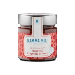 Confettura Extra di Fragole e Fragoline di Bosco da 30 g e da 240 g