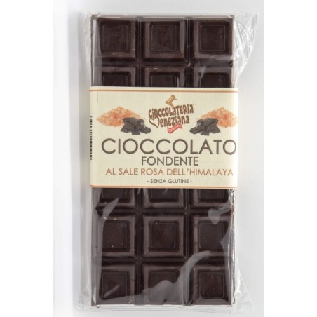 Cioccolato fondente con sale rosa Himalaya