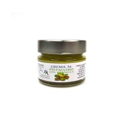 Crema spalmabile al Pistacchio con granella di Pistacchio da 100 gr