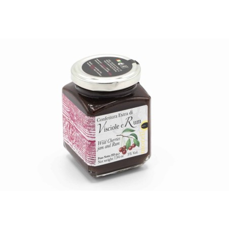 Extra Wild Cherry and Rum Jam 225g