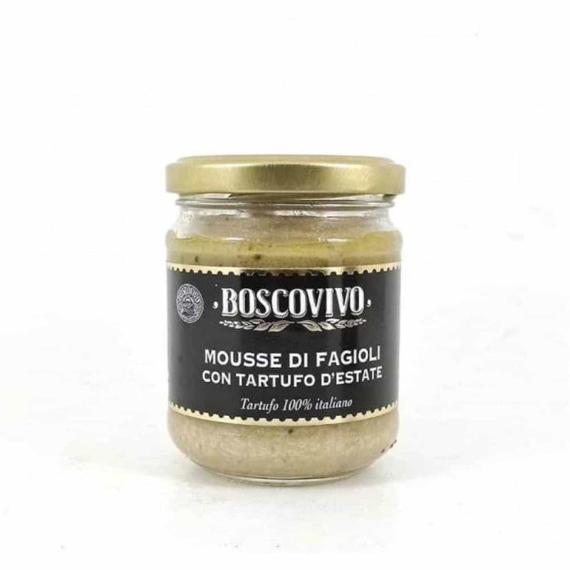 Bean mousse with summer truffle