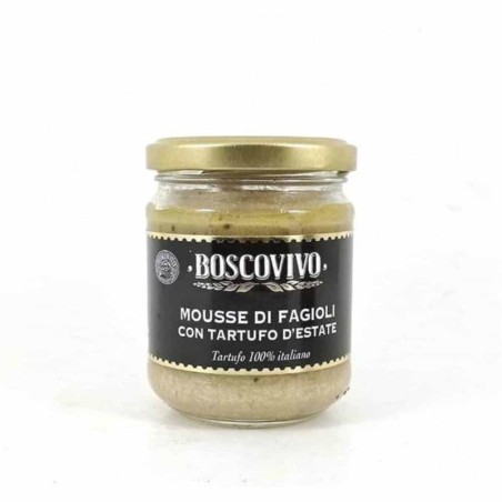 Bean mousse with summer truffle
