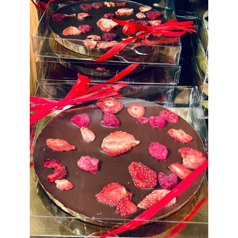 Milk Chocolate and Fruit Cake