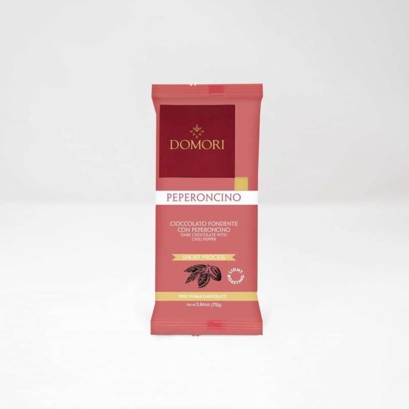 Tavoletta cioccolato fondente e peperoncino - 75 g - Domori