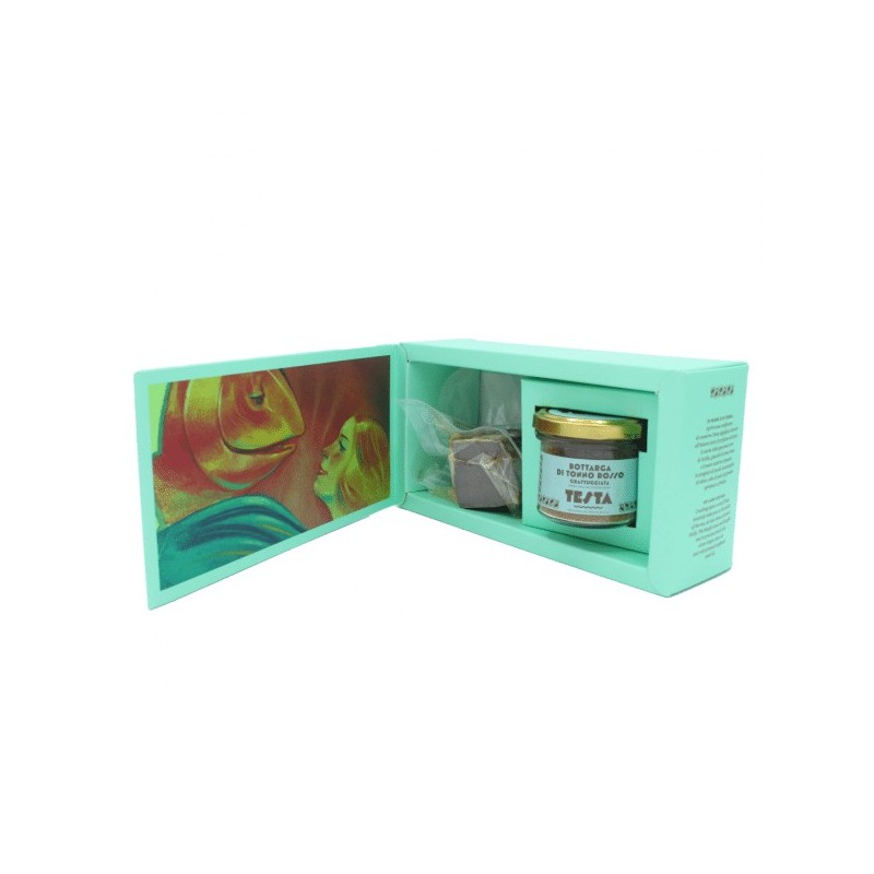 Kit bottarga tonno rosso grattugiato e pezzo intero