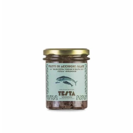 Filetti di acciughe salate in olio extravergine d'oliva IGP