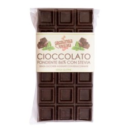 86% Dark Chocolate Bar sweetened with stevia