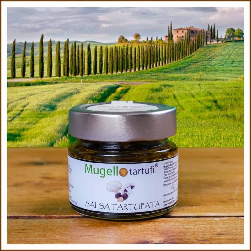 Truffle Sauce 10% truffle with truffle slices