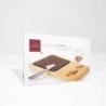 Chocolat noir maxi format avec planche à découper et couteau