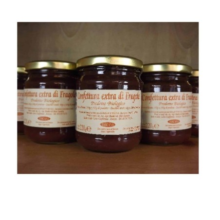 Confiture extra de fraises bio