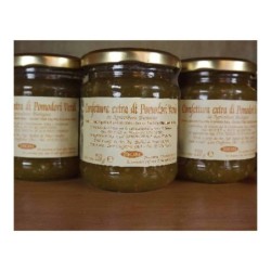 Organic green tomato extra jam