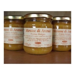 Organic orange mousse