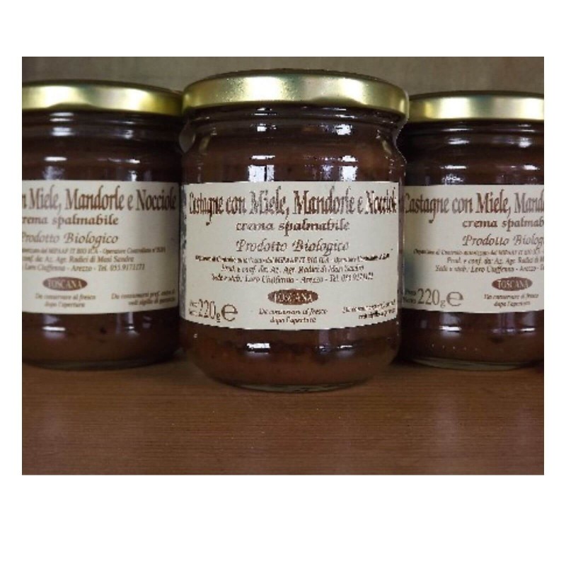 Crema di castagne miele e mandorle BIO