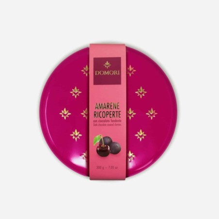 Amarene ricoperte con cioccolato fondente - 200g