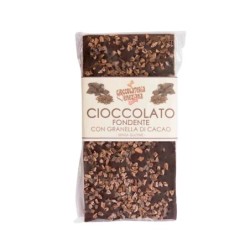 70% Dark Chocolate Bar with Cocoa Bean Nibs 100