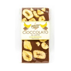 Tavoletta cioccolato al latte con Banana 120g