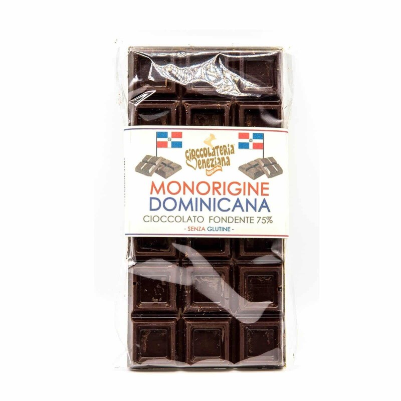 Cioccolato fondente 75% Monorigine Dominicana 90g