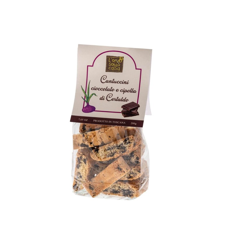 Chocolate and Certaldo Onion Cantuccini 200g
