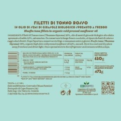 Filetti Tonno Rosso in olio extra vergine oliva 620 g