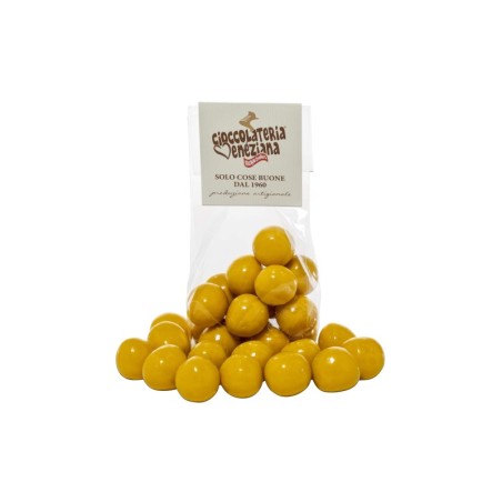 Dragèe al limoncino e cioccolato fondente