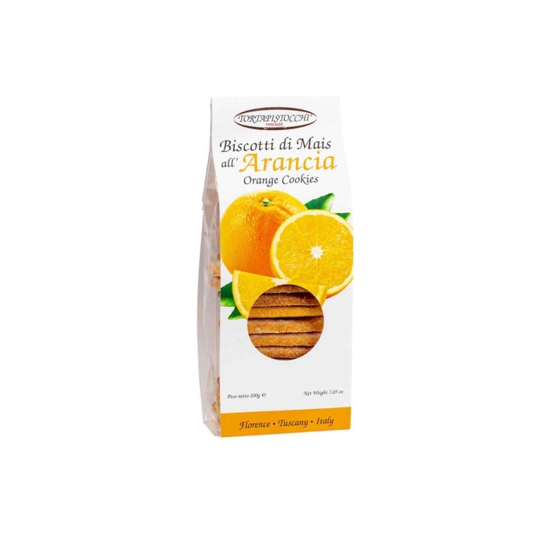 Biscuits sablés au maïs et au riz sans gluten, à l'orange