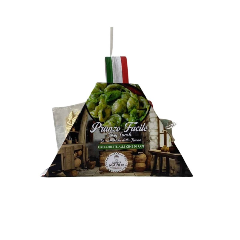 Orecchiette aux Cime di Rapa à la Boscaiola