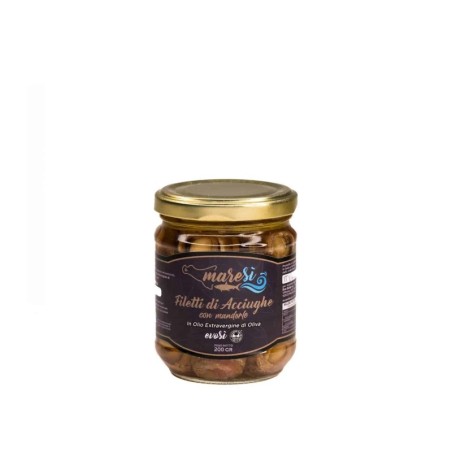 Filets d'anchois roulés aux amandes